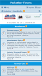 Mobile Screenshot of forums.packetizer.com